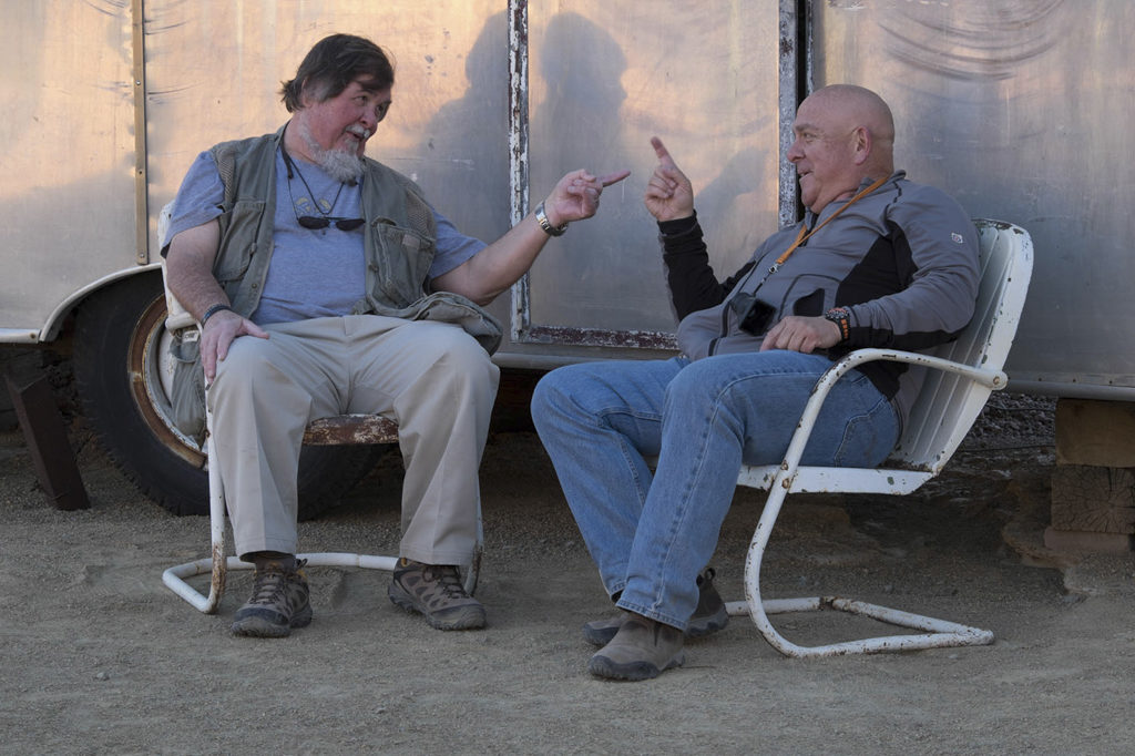 Bill Fortney and myself discussing something very deep!