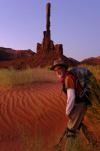 a photographer in Monument Valley